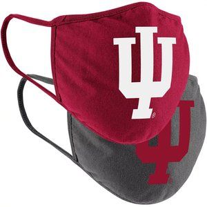 Adult Indiana Hoosiers 2-Pack Face Masks